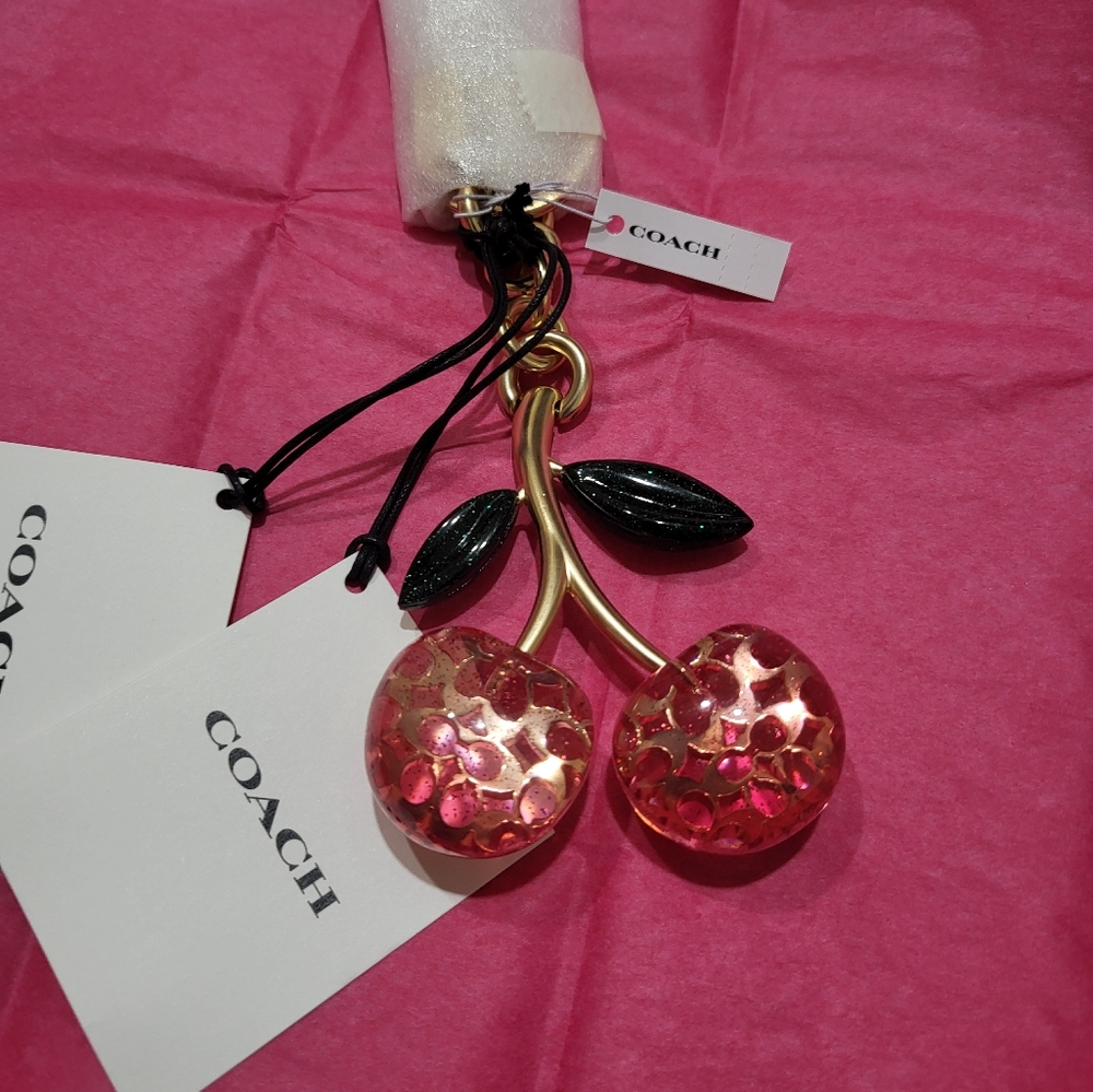 New! Signature Cherry Bag Charm